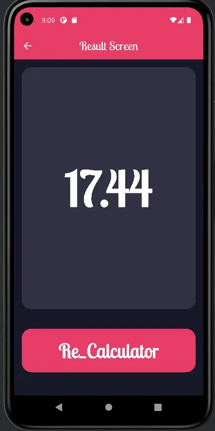 تصميم تطبيق حساب مؤشر كتلة الجسم (BMI) باستخدام Flutter