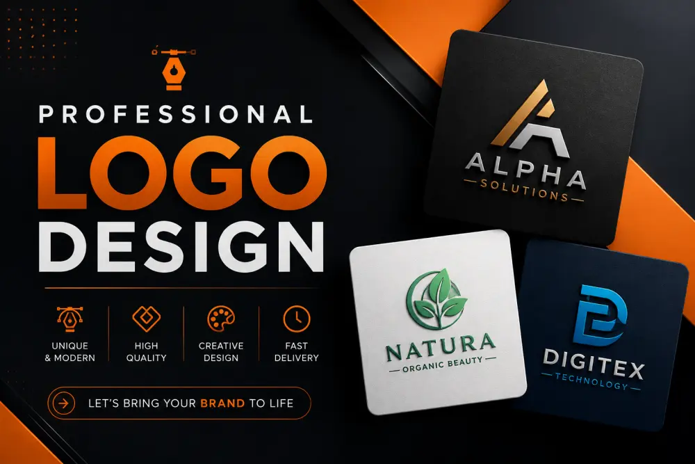 تصميم Logo احترافي ومميز لعلامتك التجارية