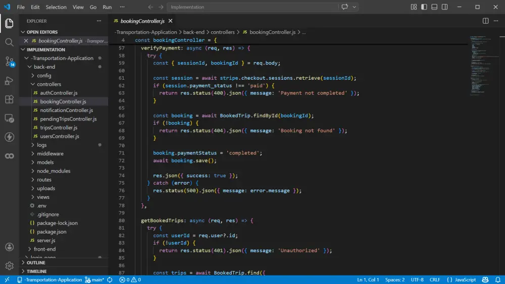 برمجة Backend احترافي باستخدام Node.js و Express مع MongoDB