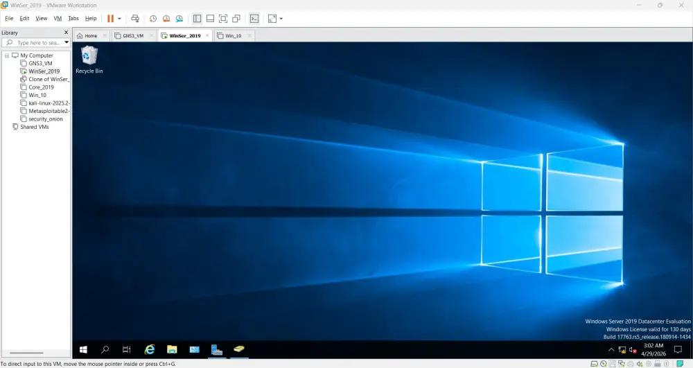 تنصيب وإعداد سيرفر Windows Server وإدارة الـ Active Director