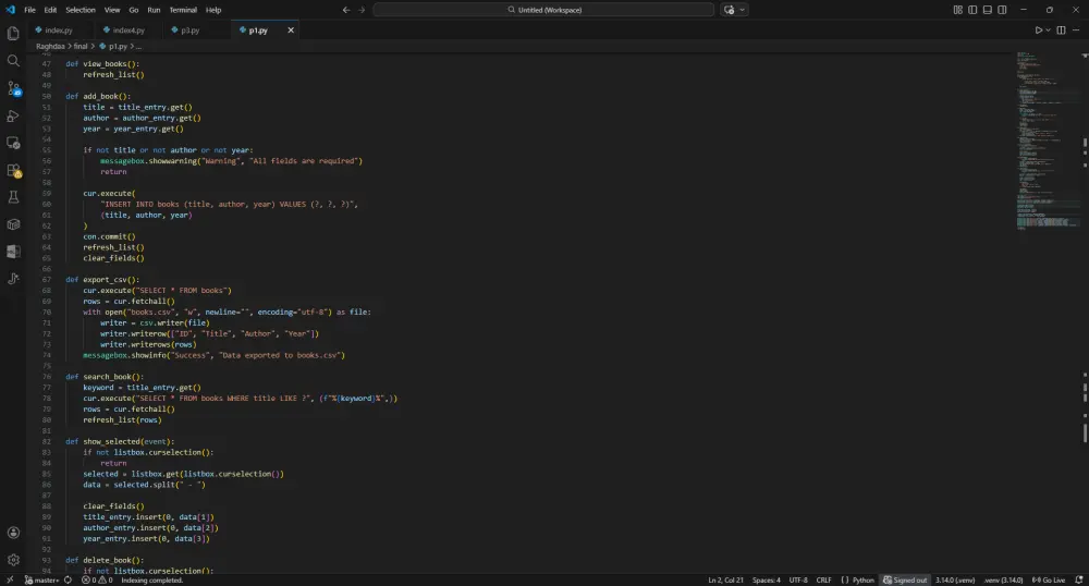 تصميم برنامج Desktop بواجهة رسومية باستخدام Python و Tkinter