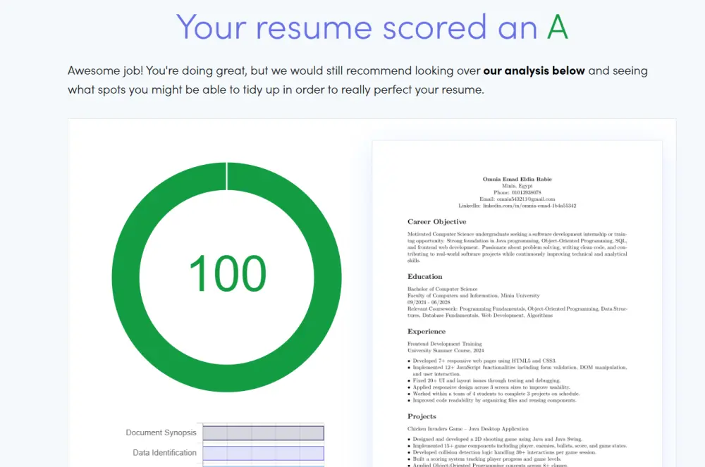 سيرة ذاتية ذكية تعبر فلاتر الـATS بدون عوائق