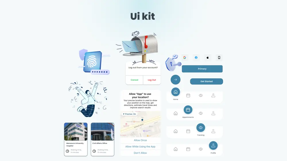 تصميم واجهات تطبيق موبايل احترافية (UI/UX)