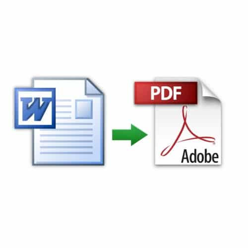 تحويل ملفات word إلى pdf ودمجها