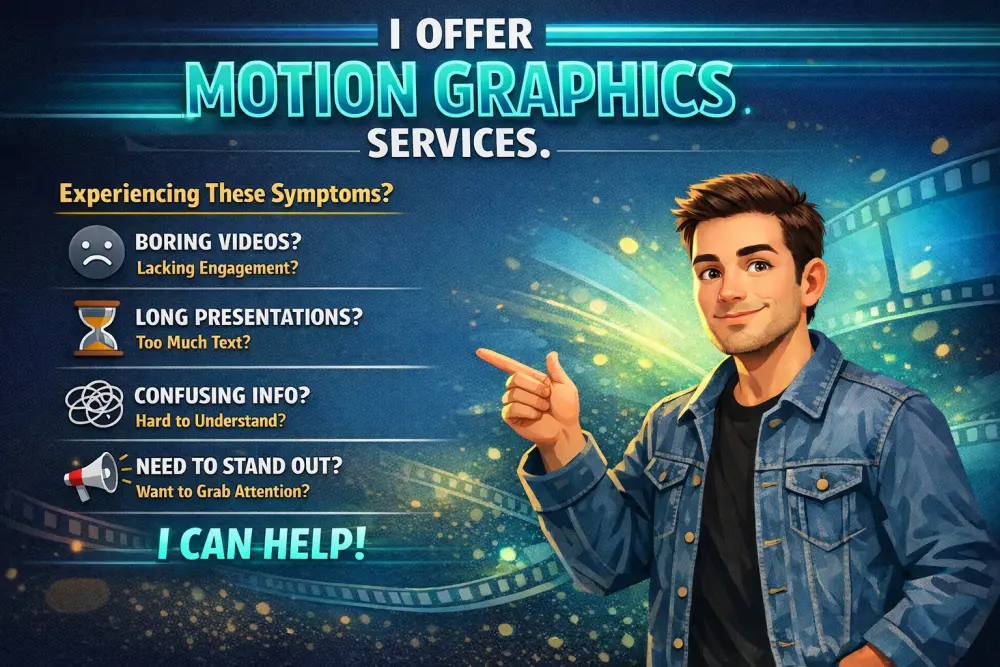 تصميم فيديو موشن جرافيك متميز واحترافي