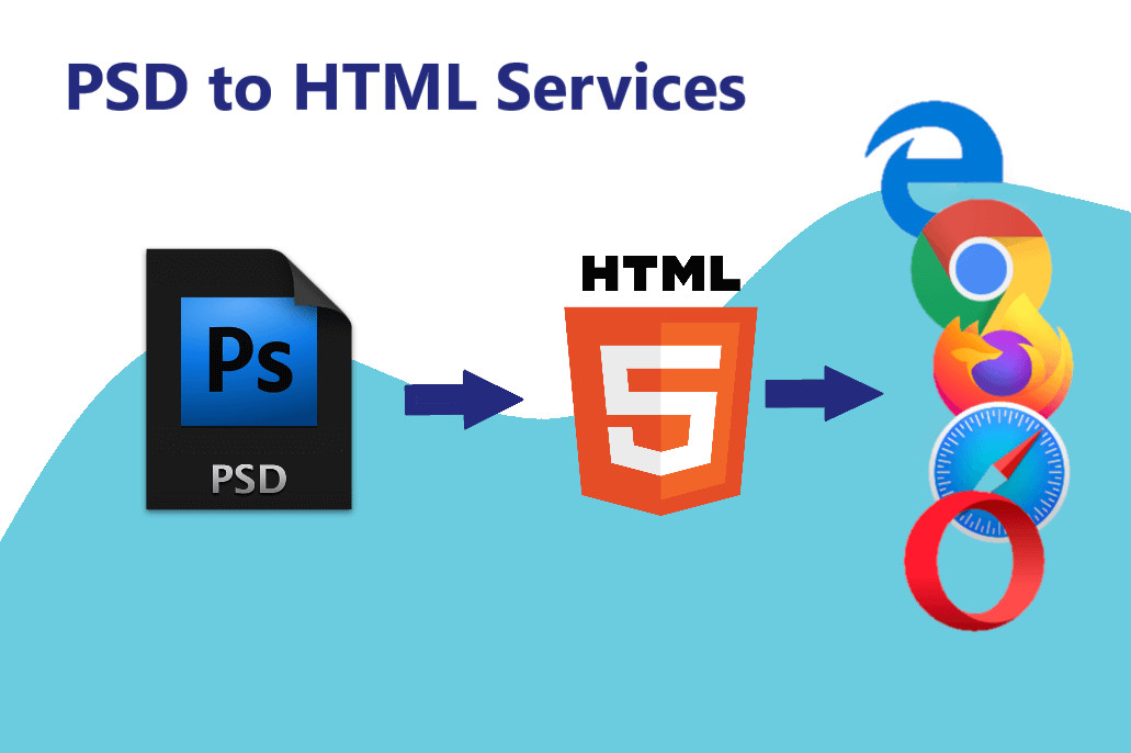 تحويل psd/xd إلى كود html