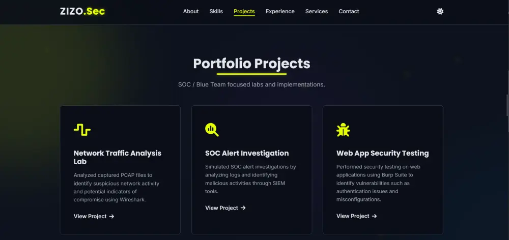 سأصمم لك موقع شخصي احترافي يعرض صورتك وروابط السوشيال ميديا