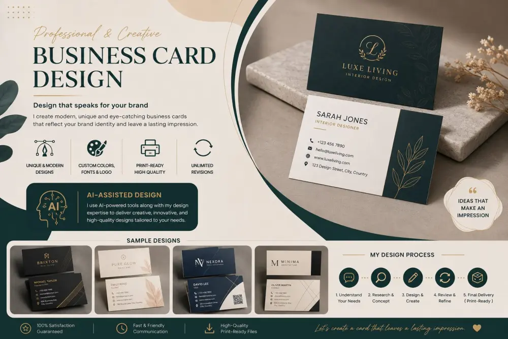 Professional and Creative Business Card Design