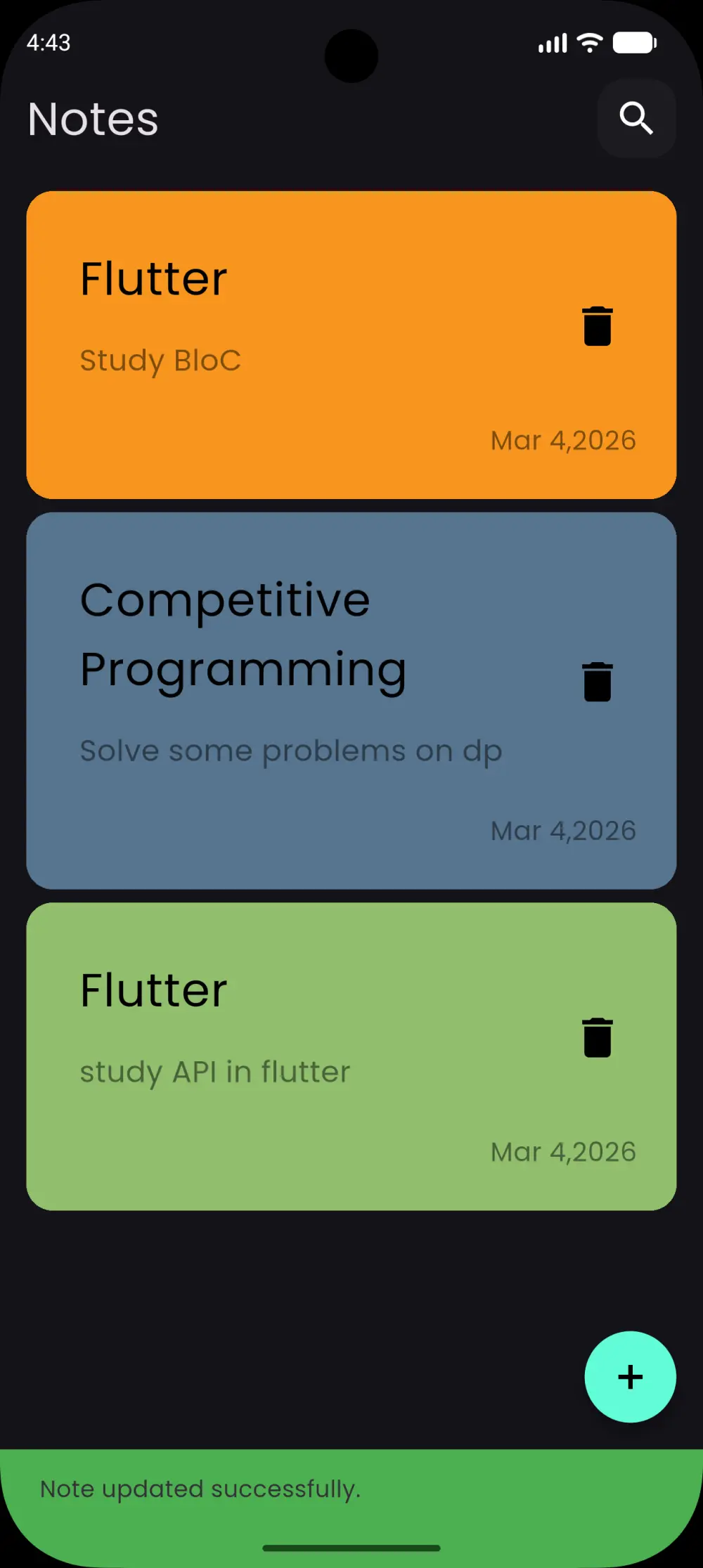 تطوير تطبيق موبايل باستخدام Flutter لأندرويد و iOS