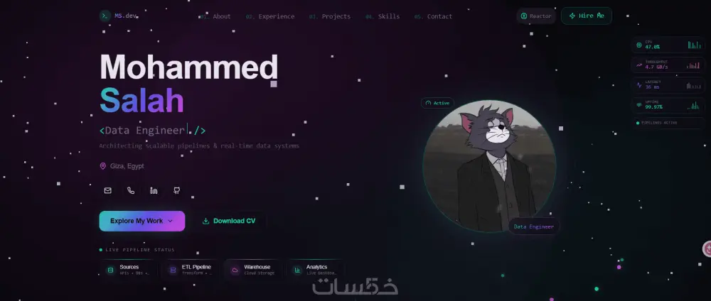 إنشاء بورتفوليو احترافي يعرض مهاراتك ومشاريعك