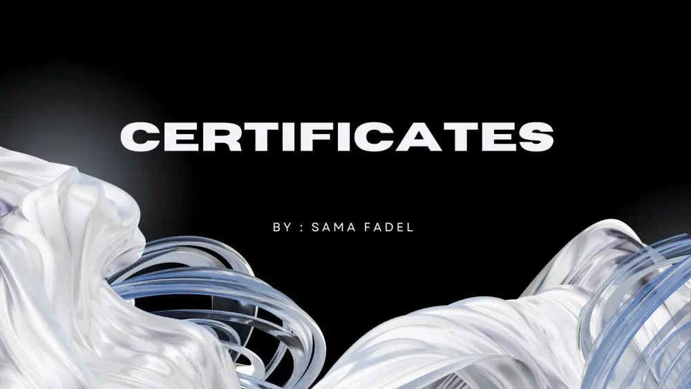 تصميم شهادات تقديرية إحترافية