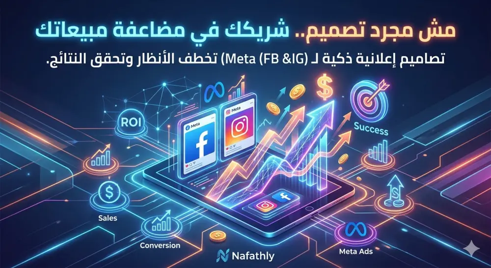 هدفي نجاح البراند بتاعك.. هصمم إعلاناتك كأن البيزنس ملكي تماماً.