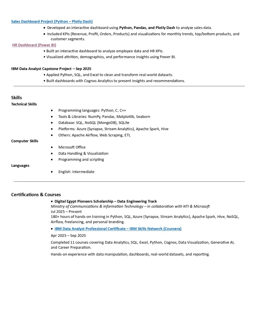 كتابه سيرة ذاتية احترافيه بنظام ال ATS وتحسين بروفايل علي منصه لينكدان