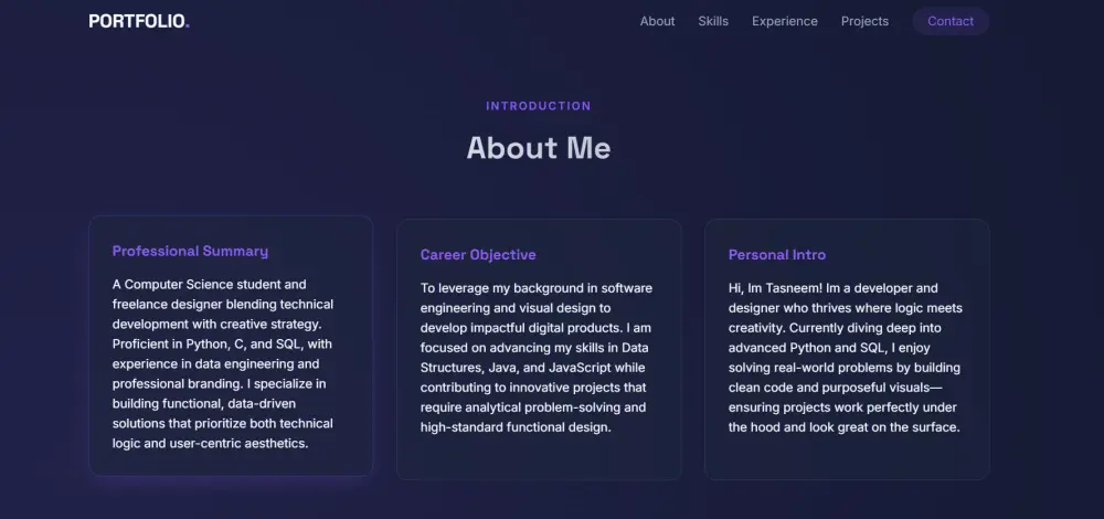 تصميم و برمجه بورتفوليو احترافي لعرض اعمالك بشكل مثالي و جذاب