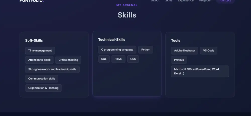 تصميم و برمجه بورتفوليو احترافي لعرض اعمالك بشكل مثالي و جذاب