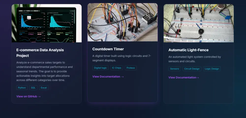 تصميم و برمجه بورتفوليو احترافي لعرض اعمالك بشكل مثالي و جذاب