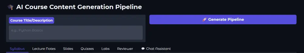 تطوير نظام Multi-Agent AI لإنشاء المحتوى التعليمي والكورسات تلقائياً