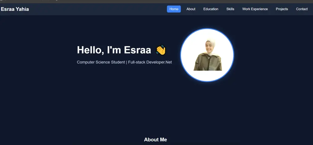 انشاء Portfolio  احترافى  وفقا للمواصفات الرسمية باستخدام html و css واستطيع ايضا رفعه على host