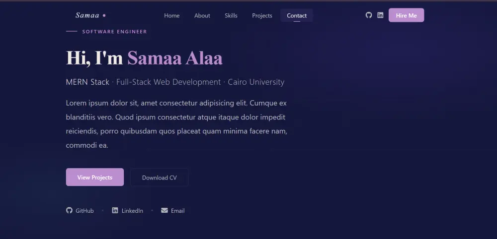 تصميم Portfolio احترافي باستخدام React.js