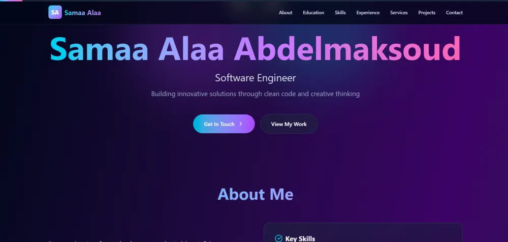 تصميم Portfolio احترافي باستخدام React.js