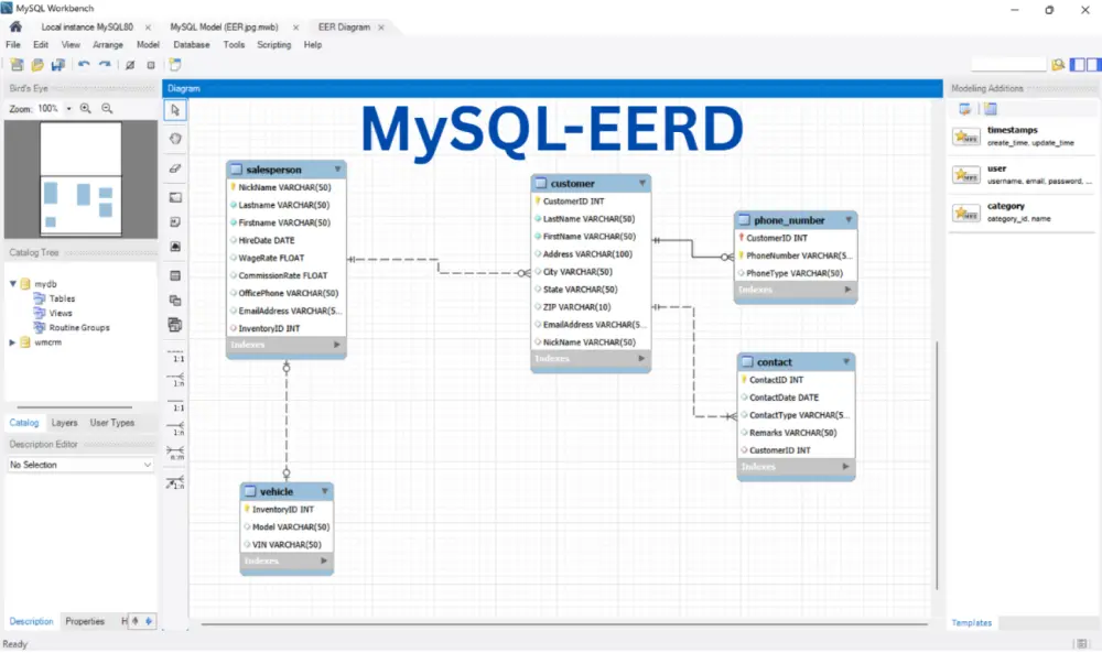 تصميم وبناء قواعد البيانات باستخدام MySQL
