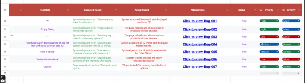 كتابة Test Cases و Bug Reports