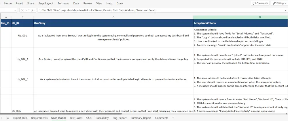 اختبار المواقع والتطبيقات يدويًا (Manual Testing) مع تقرير Excel احترافي