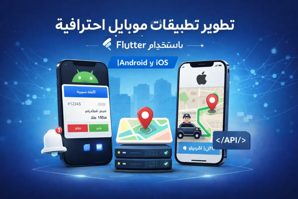 تطوير تطبيقات موبايل احترافية باستخدام Flutter لنظامي Android و iOS