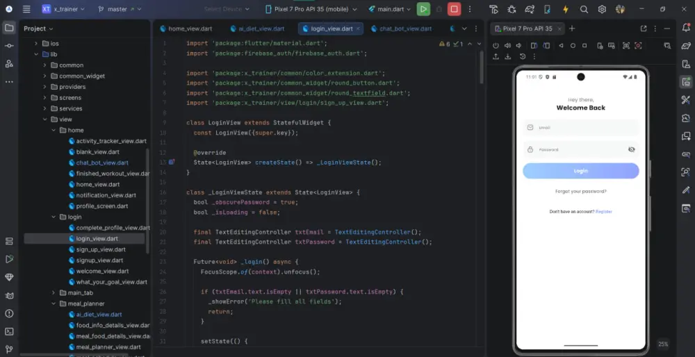 برمجة تطبيقات موبايل احترافية (Android & iOS) باستخدام Flutter