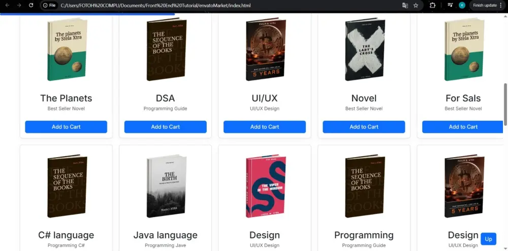 تحويل تصميم Figma أو PSD إلى موقع ويب احترافي (HTML, CSS, JavaScript)