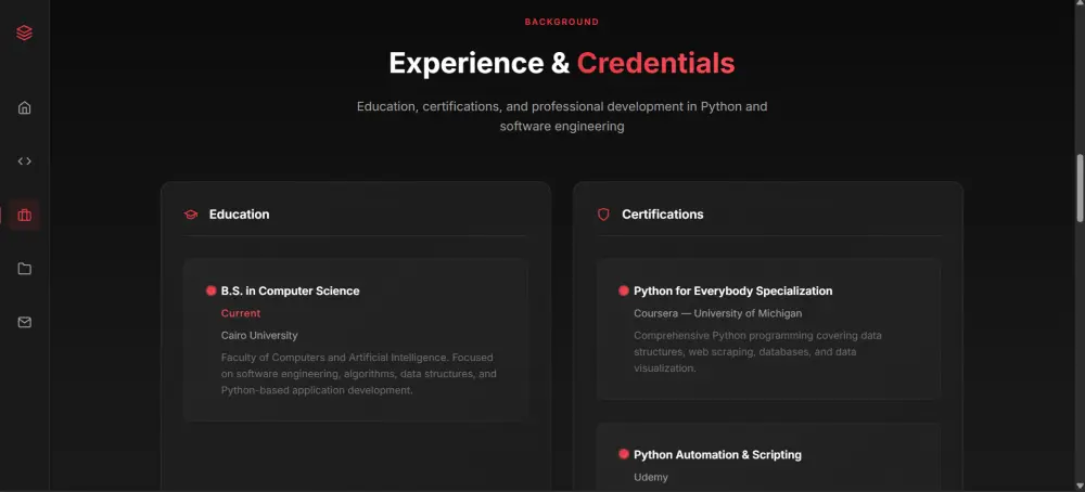 انشاء موقع بورتفوليو (portfolio) يبرز مهاراتك بشكل عصري