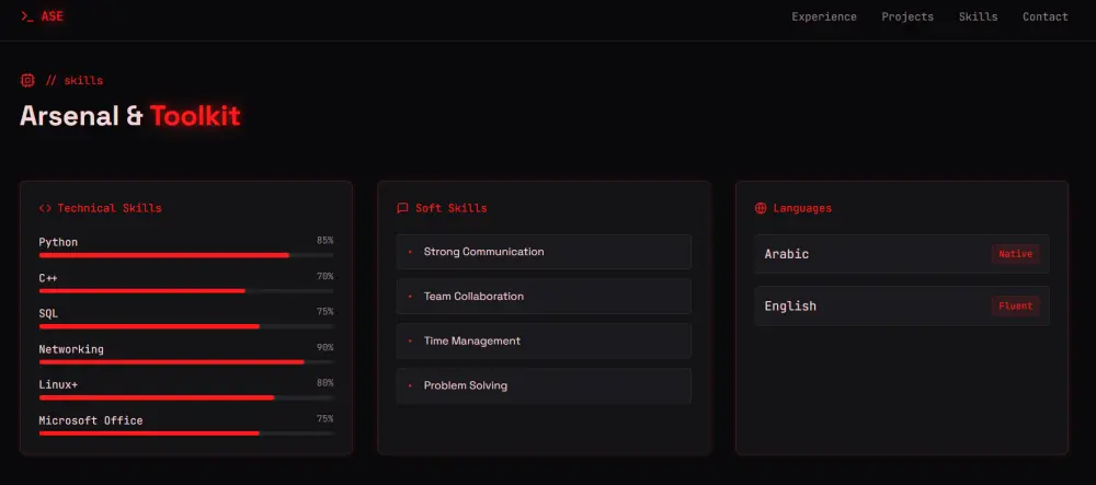 انشاء موقع بورتفوليو (portfolio) يبرز مهاراتك بشكل عصري