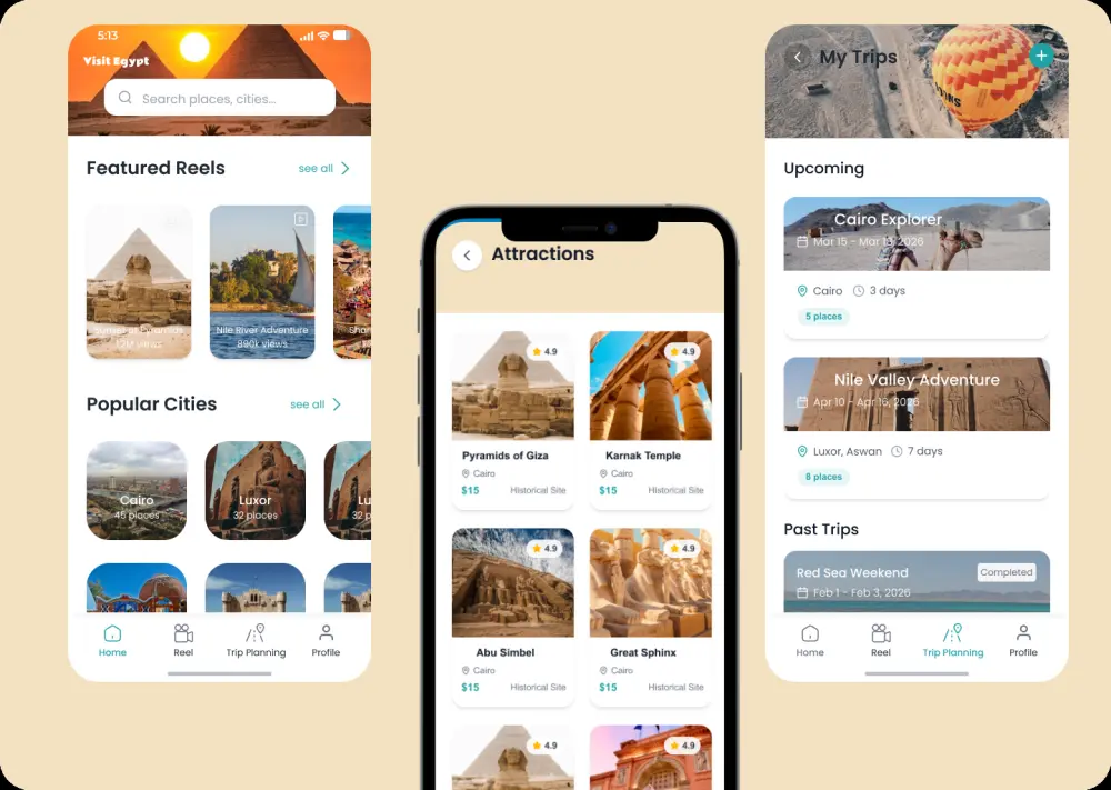 سأصمم واجهات تطبيق موبايل  UI UX باستخدام Figma