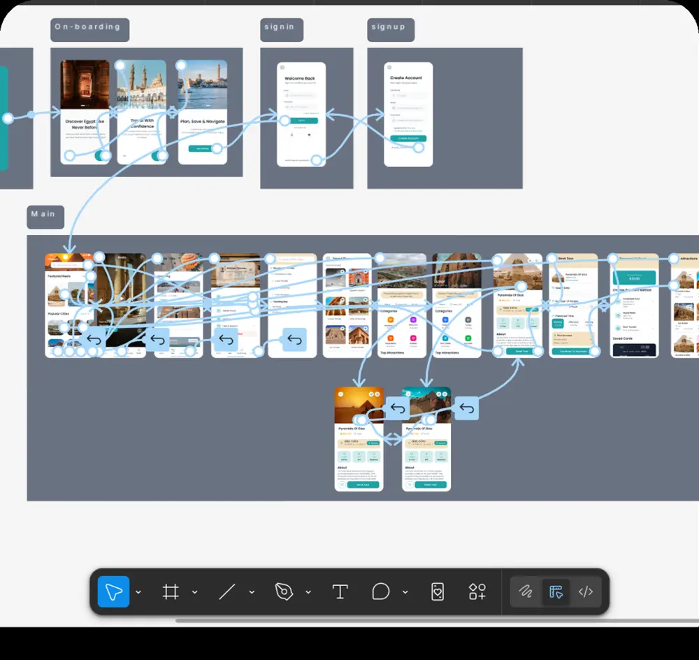 سأصمم Wireframe و Prototype احترافي لتطبيقك أو موقعك