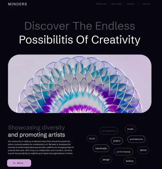 سأصمم Landing Page احترافية ومتجاوبة UI UX