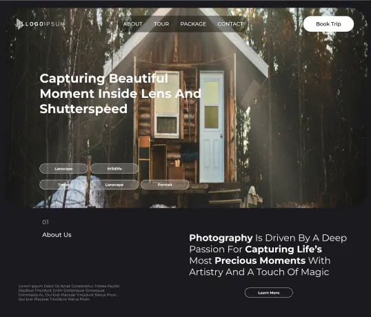 سأصمم Landing Page احترافية ومتجاوبة UI UX