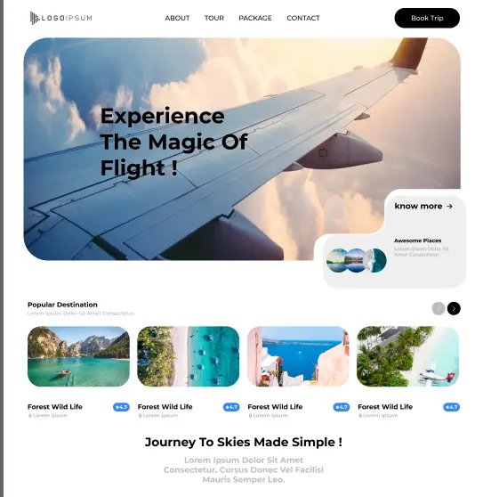 سأصمم Landing Page احترافية ومتجاوبة UI UX