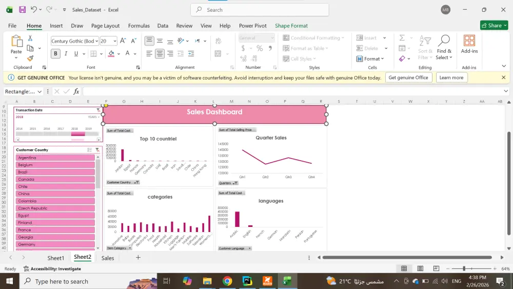 تحليل و تنظيف البيانات
