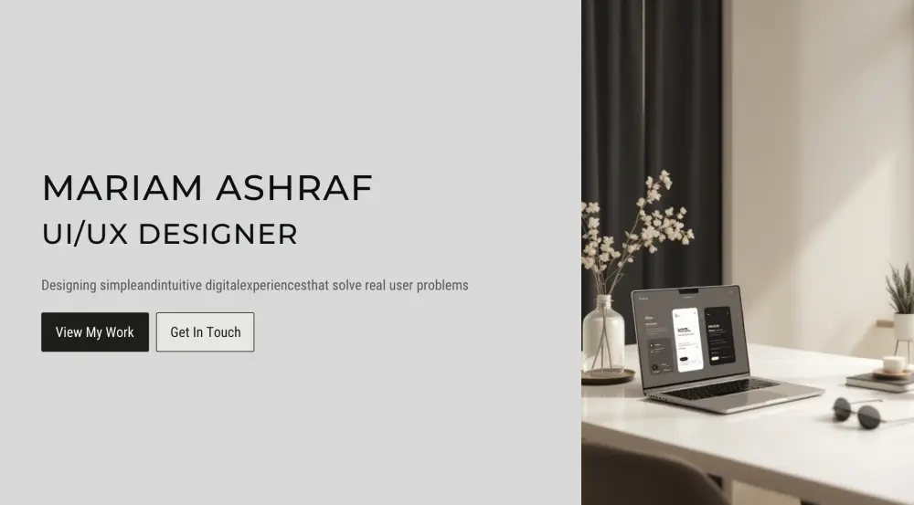 تصميم بورتفوليو (portfolio)