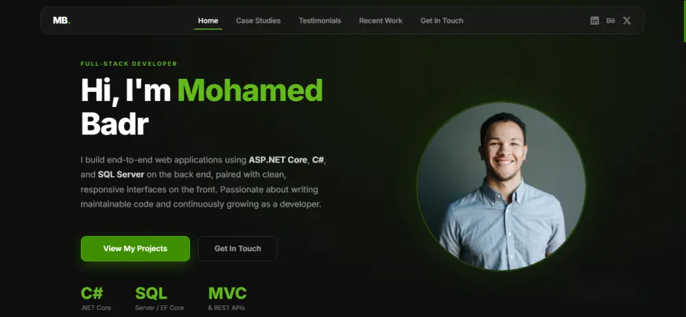 تطوير واجهات مواقع إلكترونية احترافية (Front-End)
