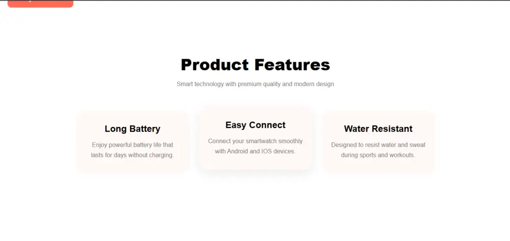 تصميم وتطوير landing page احترافي ومتجاوب بالكامل تتكون من (navbar, hero, features, reviews,  footer) بشكل عصري وجذاب باستخدام HTML و CSS و Bootstrap سيتم تسليم صفحه واحده فقط ويمكن اضافه الصور