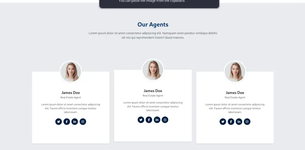 تطوير واجهة موقع عقارات (Landing Page) احترافية ومتجاوبة بالكامل