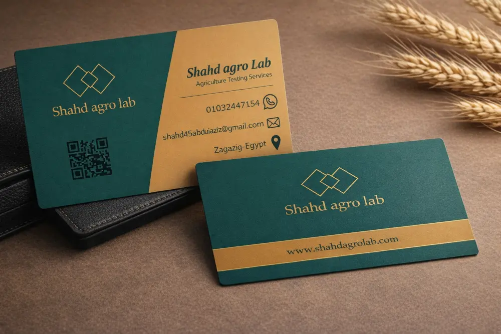 بطاقة أعمال احترافيه(business card)