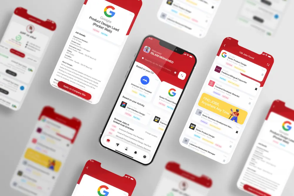 تصميم واجهات تطبيقات ومواقع إلكترونية (UI/UX) عصرية واحترافية