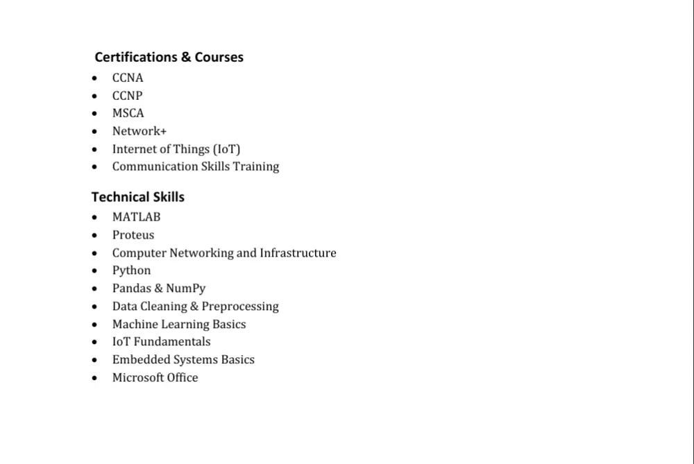 سأقوم بإنشاء سيرة ذاتية (CV) احترافية ومنظمة لزيادة فرصك في الحصول على وظيفة