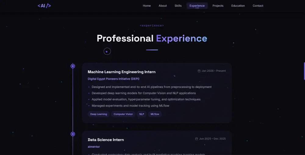تصميم Portfolio احترافي لعرض مهاراتك وأعمالك بشكل يجذب العملاء