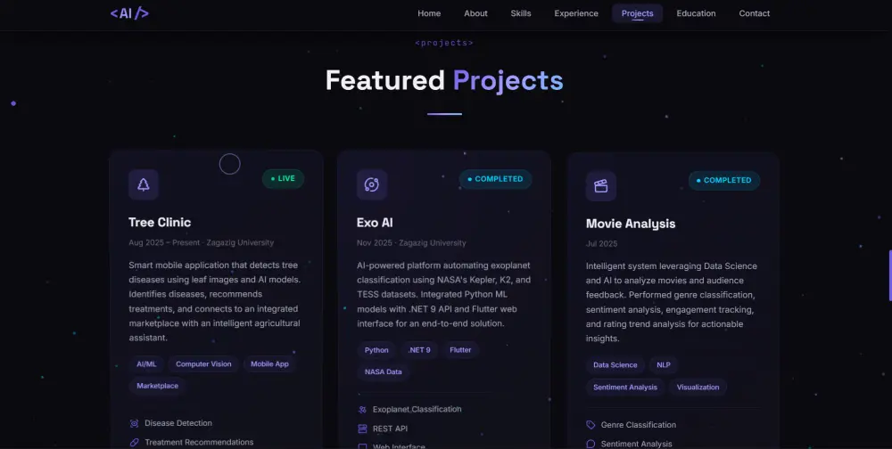 تصميم Portfolio احترافي لعرض مهاراتك وأعمالك بشكل يجذب العملاء