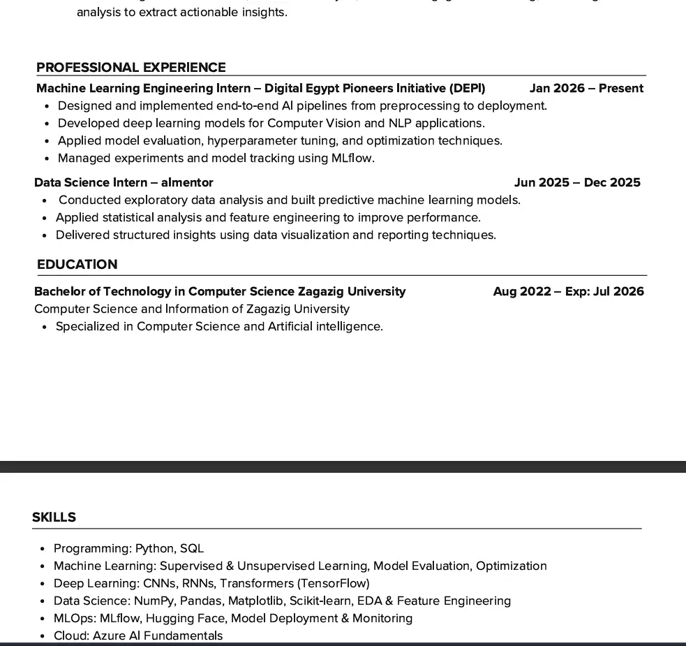 تصميم سيرة ذاتية احترافية (ATS-Friendly CV) تجذب أصحاب العمل وتزيد فرص قبولك