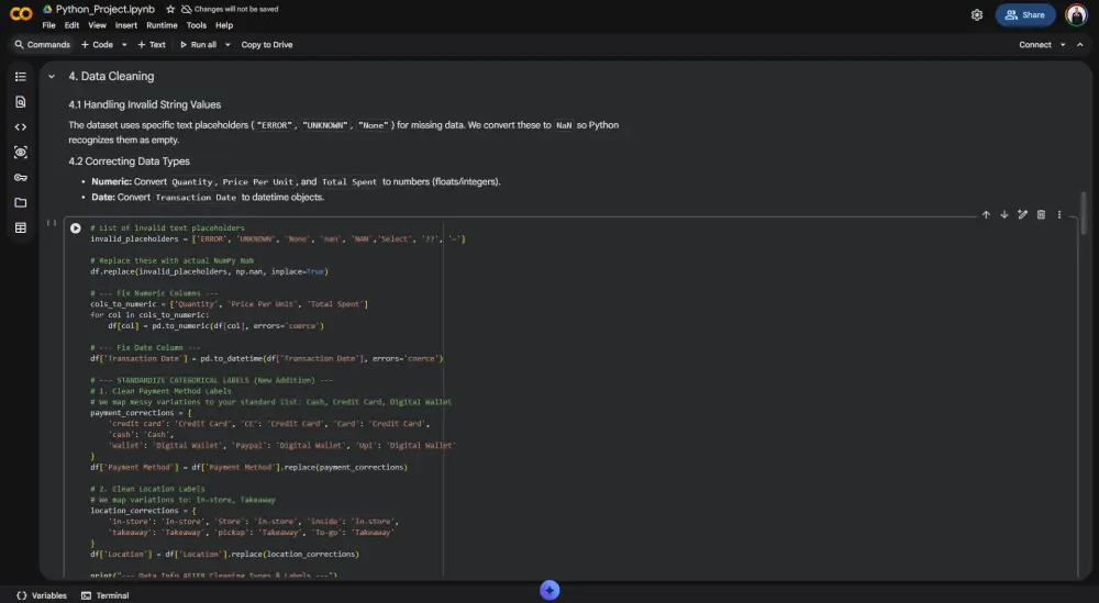 شرح وتدريب عملي على تحليل البيانات باستخدام بايثون (Pandas, NumPy, Matplotlib)