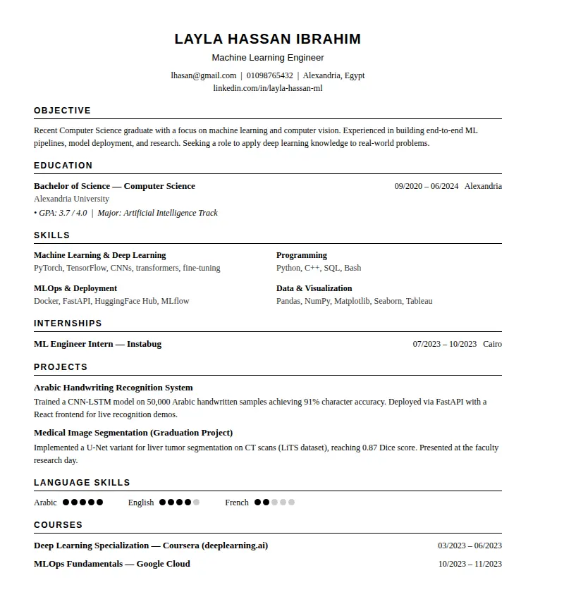 تصميم وكتابة سيرة ذاتية احترافية تناسب سوق العمل